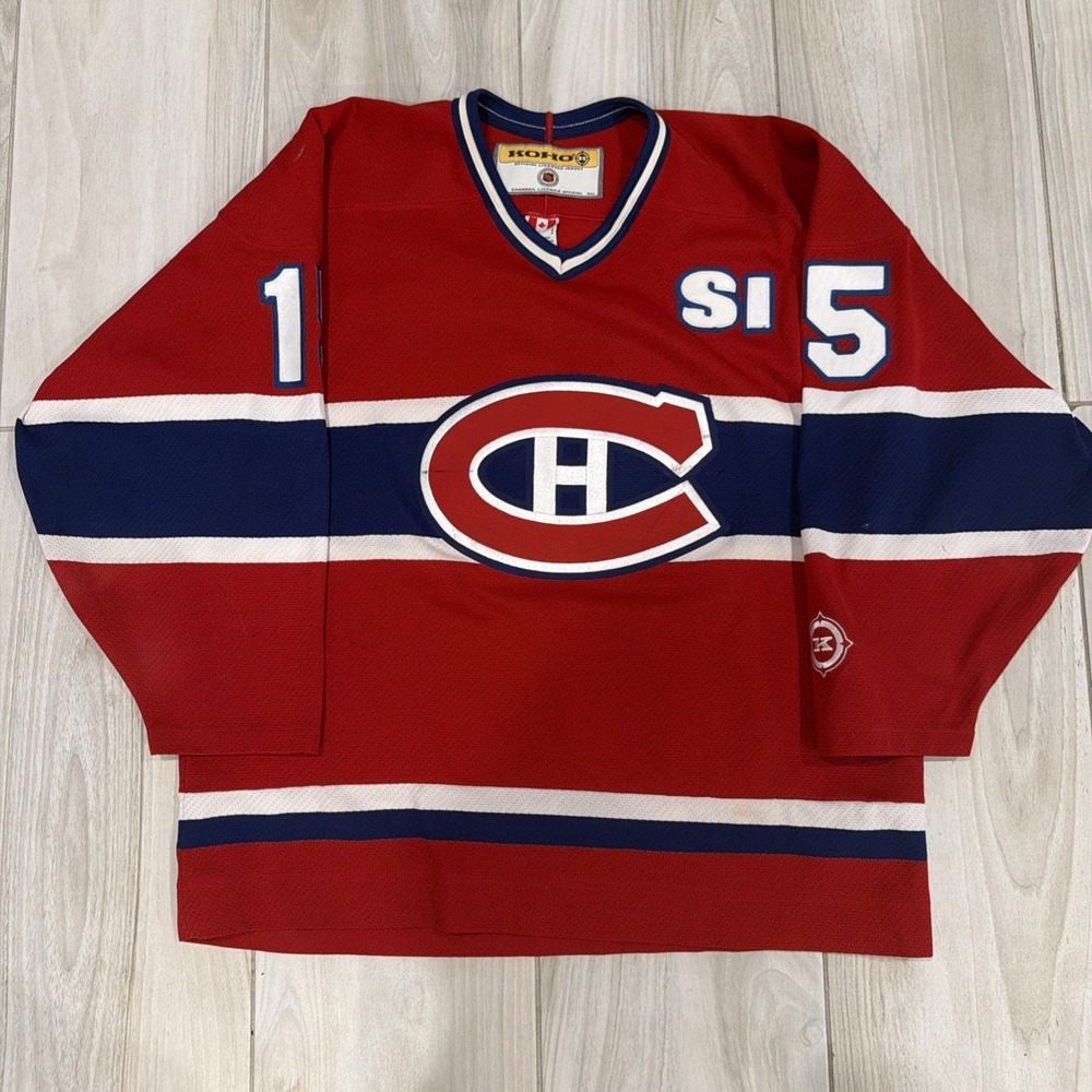Vintage NHL  KOHO Montreal Canadiens Hockey Jersey Sports Illustrated L Large SI